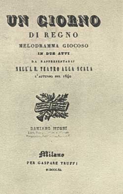 Un giorno di regno, ossia il finto Stanislao (1840)