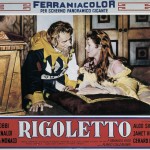 Locandina del film Rigoletto e la sua tragedia del Flavio Calzavara, 1954 (Istituto nazionale di studi verdiani)