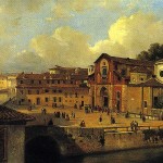 Chiesa di San Marco a Milano del pittore Luigi Bisi, sec. XIX (Museo di Milano)