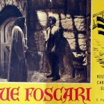 Locandina del film di Enrico Fulchignoni, I due foscari, 1942 (Istituto nazionale di studi verdiani)